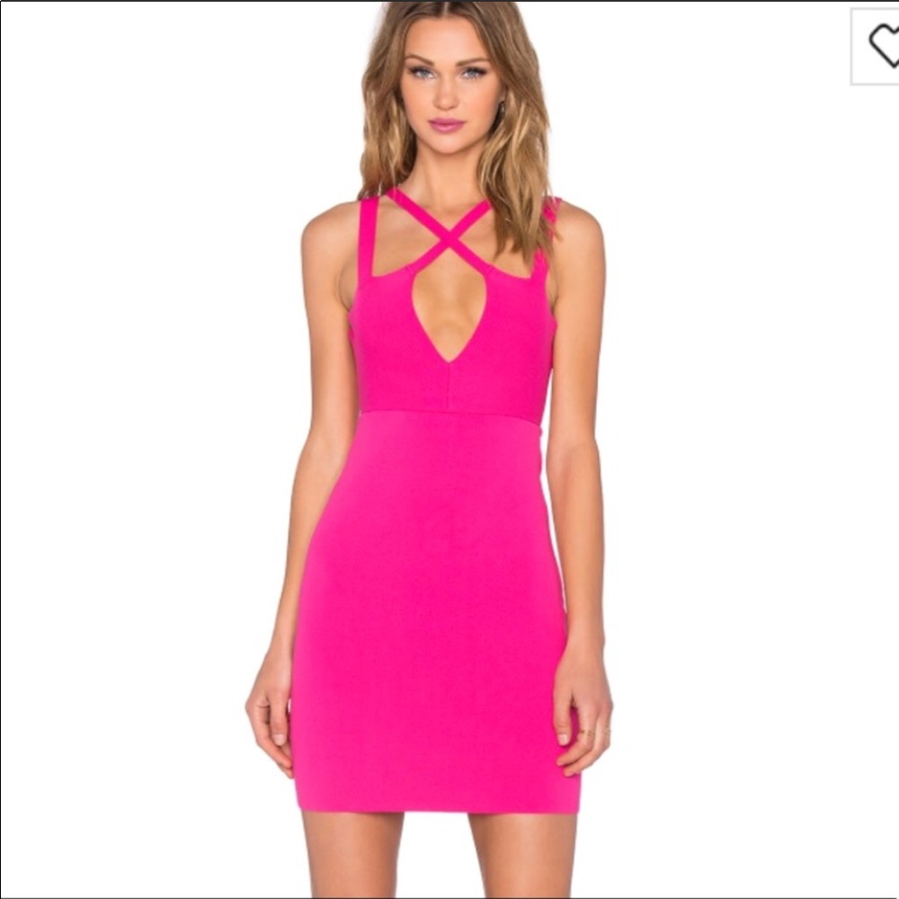 HOT PINK Revolve NBD dress